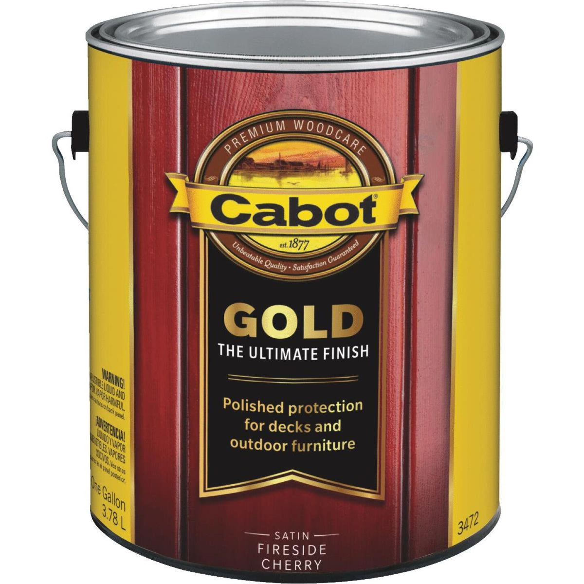 Cabot Gold Exterior Stain, Fireside Cherry, 1 Gal. - Arcadia, WI