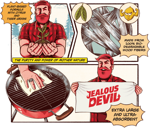 Jealous Devil Relax Super Towels (Extra Large)