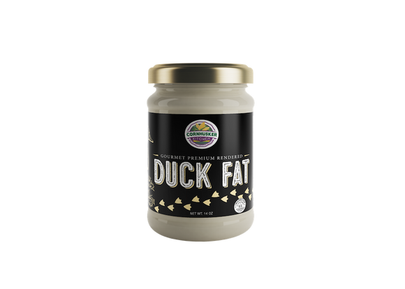 Cornhusker Kitchen’s Gourmet Premium Rendered Duck Fat (14 oz)
