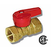LDR Industries One piece gas ball valve 1/2-Inch (1/2-Inch)