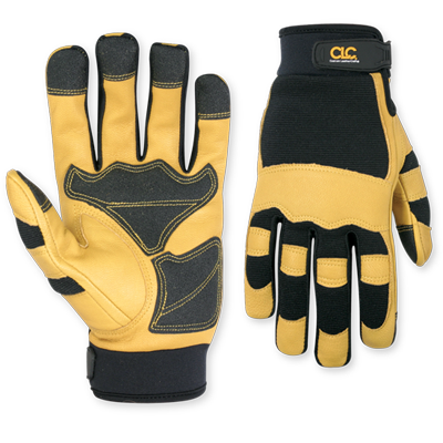 Custom Leathercraft Top Grain Goatskin With Reinforced Palm Gloves X-Large (X-Large)