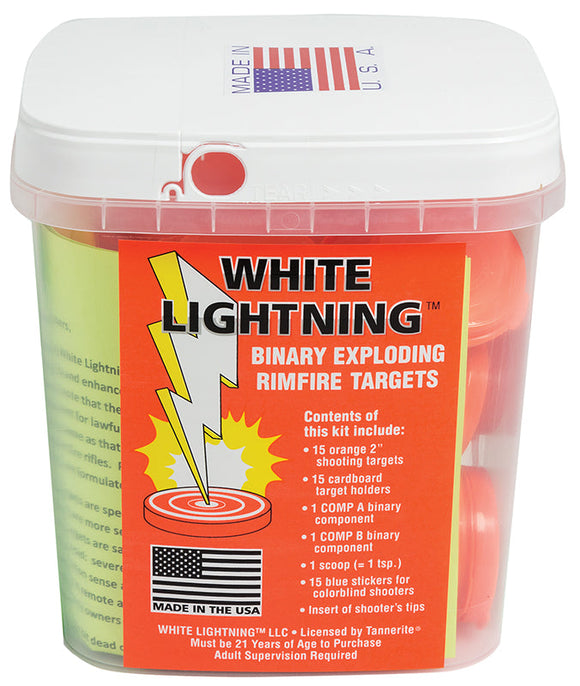 Tannerite WLK White Lightning .22 Rimfire Exploding Targets 15 Pack/6 Case