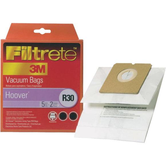 3M Filtrete Hoover Type R30 Allergen Vacuum Bag (5-Pack)