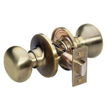 MasterLock BCO0405 Biscuit Desgin Passage Door Locks ~ Antique Brass Finish