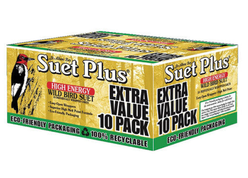 Suet Plus High Energy Wild Bird Suet Cake (10 Pack)