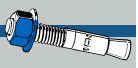Midwest Fastener TorqueMaster Blue Wedge Anchors 1/2 x 7 (1/2 x 7)