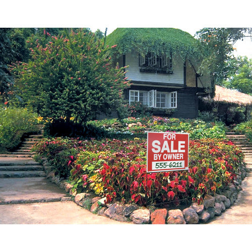 Hillman For Sale by Owner Sign with Frame