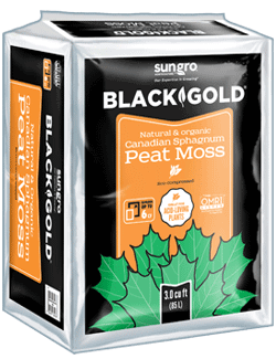 Black Gold® Natural & Organic Canadian Sphagnum Peat Moss (3 cu. ft. (85 L))