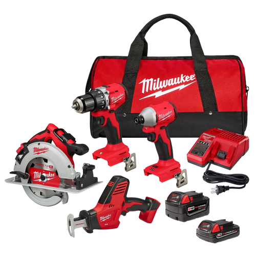 Milwaukee M18™ 4 Tool Combo Kit (1 Kit)