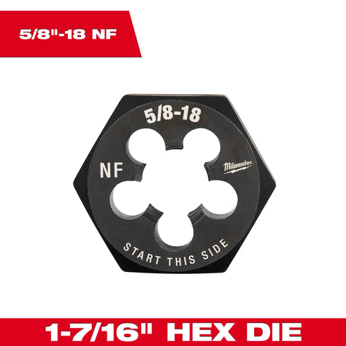 Milwaukee 1-7/16 Hex Threading Dies