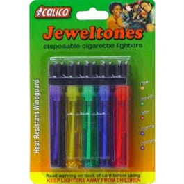 Disposable Lighter, Translucent, Assorted, 5-Pk.