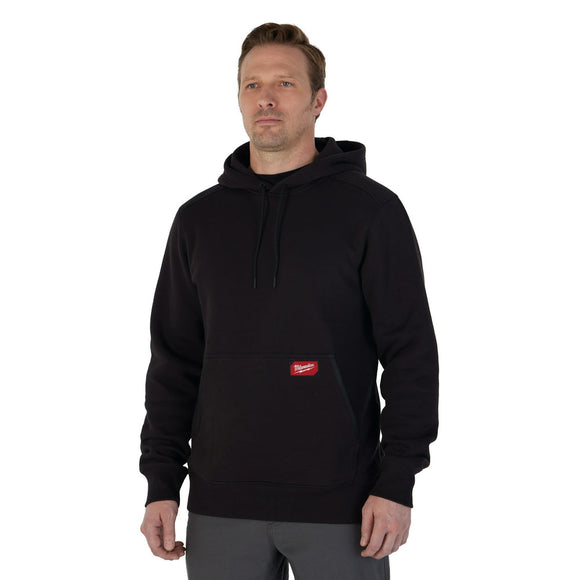 Midweight Pullover Hoodie Black 2X