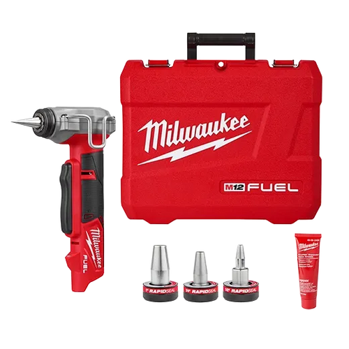 Milwaukee M12 FUEL™ ProPEX® Expander w/ 1/2-1 RAPID SEAL™ ProPEX® Expander Heads