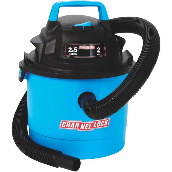 Channellock 2.5 Gal. 2.0-Peak HP Wet/Dry Vacuum