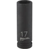 Channellock 1/2 In. Drive 17 mm 6-Point Deep Metric Impact Socket