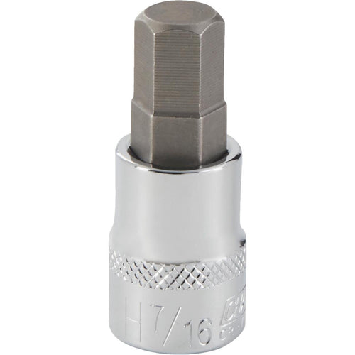 Channellock 3/8 In. Drive 7/16 In. 6-Point Standard Hex Bit Socket