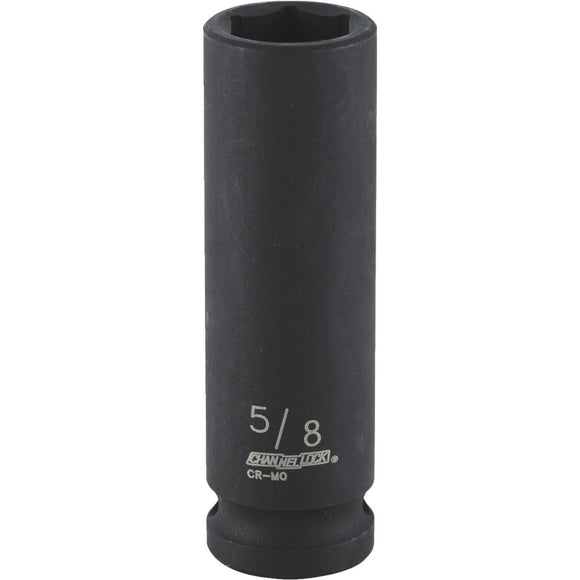 Channellock 1/2 In. Drive 5/8 In. 6-Point Deep Standard Impact Socket