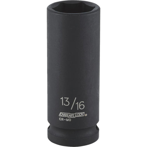 Channellock 1/2 In. Drive 13/16 In. 6-Point Deep Standard Impact Socket