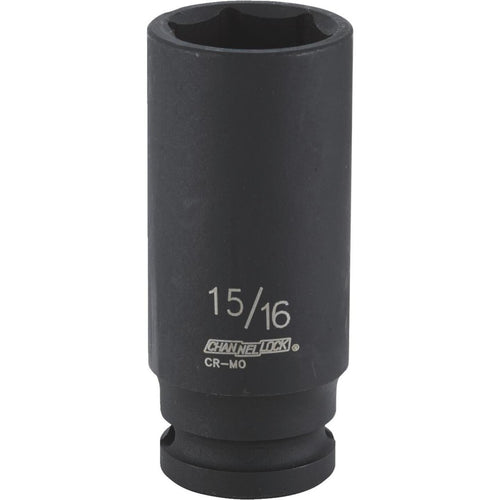 Channellock 1/2 In. Drive 15/16 In. 6-Point Deep Standard Impact Socket