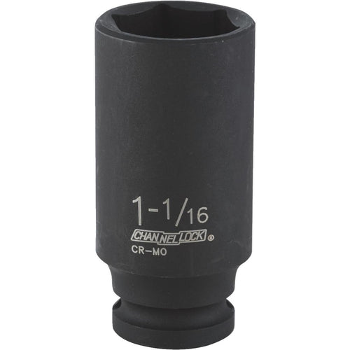 Channellock 1/2 In. Drive 1-1/16 In. 6-Point Deep Standard Impact Socket