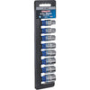 Channellock Metric 1/2 In. Drive 12-Point Shallow Socket Set (8-Piece)