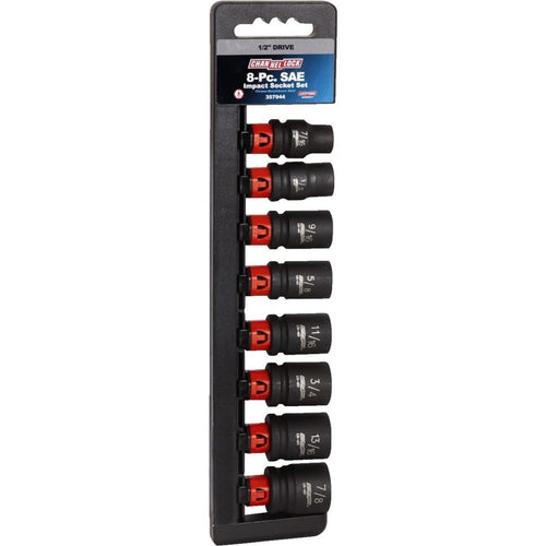 Channellock Standard 1/2 In. Drive 6-Point Shallow Impact Driver Set (8-Piece)