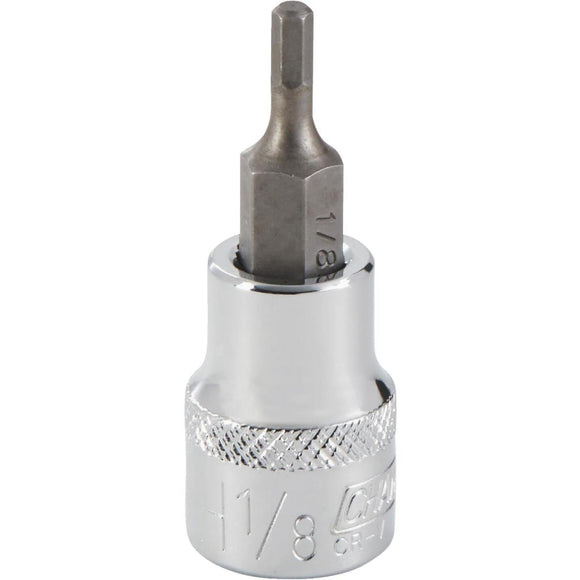 Channellock 3/8 In. Drive 1/8 In. 6-Point Standard Hex Bit Socket