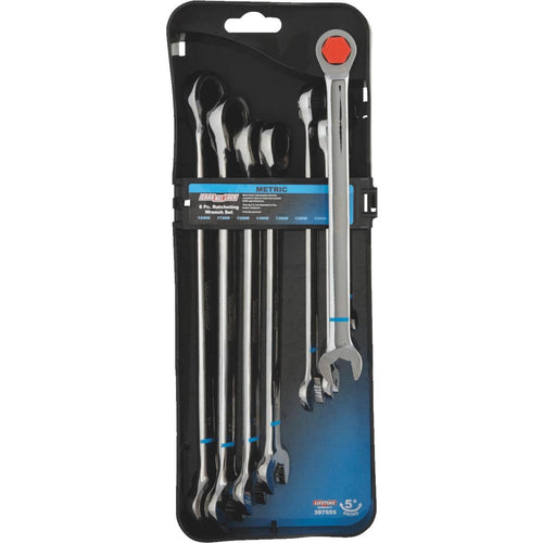 Channellock Metric 12-Point Ratcheting Combination Wrench Set (8-Piece)