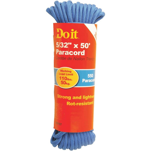 Do it 550 5/32 In. x 50 Ft. Blue Nylon Paracord