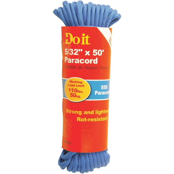 Do it 550 5/32 In. x 50 Ft. Blue Nylon Paracord