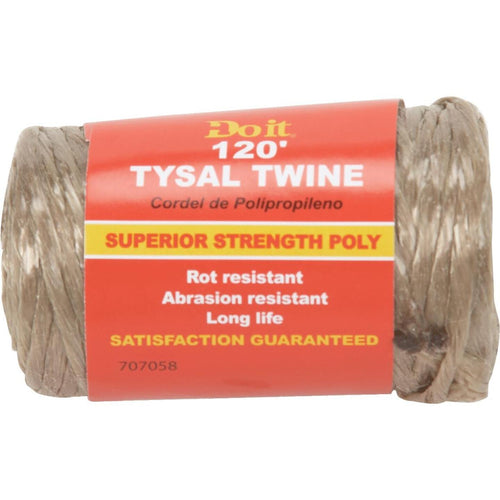 Do it 5/64 In. x 120 Ft. Brown Polypropylene Tysal Twine