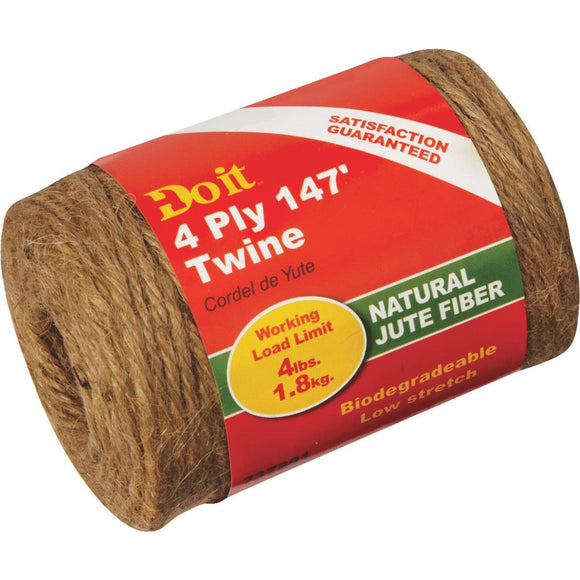 Do it 4-Ply x 147 Ft. Brown Jute Biodegradable Twine