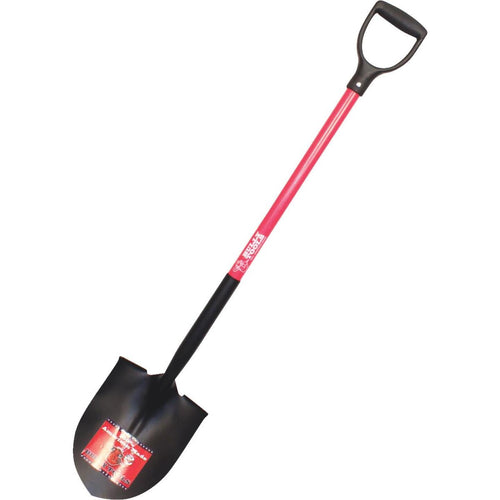 Bully Tools 33 In. Fiberglass D-Handle Round Point Shovel