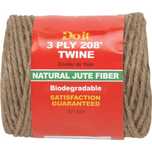 Do it 3-Ply x 208 Ft. Brown Jute Biodegradable Twine