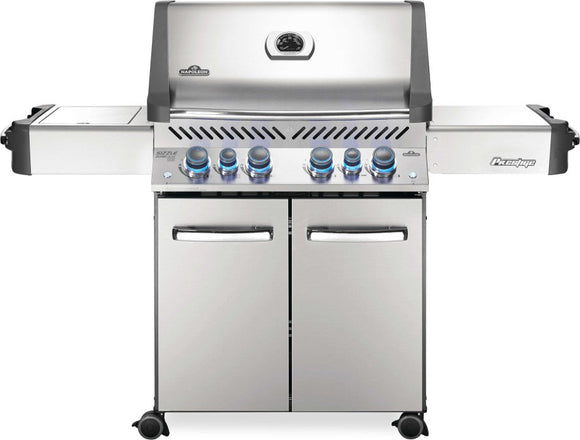 Napoleon Prestige 500 Propane Gas Grill with Infrared Side and Rear Burner (Stainless Steel)