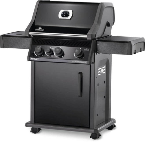 Napoleon Rogue® XT 425 Black Hood Propane Gas Grill with Infrared Side Burner