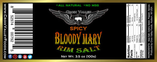 Croix Valley Spicy Bloody Mary Rim Salt (3.5 oz)