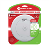 First Alert 1046793 Battery-Operated 2-in-1 Smoke & CO Alarm with Slim Profile Design