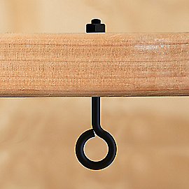 National Hardware Eye Bolt 3/8 x 6, Storm Shine