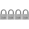 Do it 1-1/2 In. Aluminum Keyed Padlock (4 Pack)