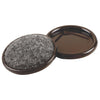 Do it 1-1/4 In. Inner Diameter Round Metal Cup/Felt Furniture Leg Cup,(4-Pack)