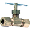 Do it 1/4 In. Tube x 1/4 In. Tube Brass Straight Needle Valve