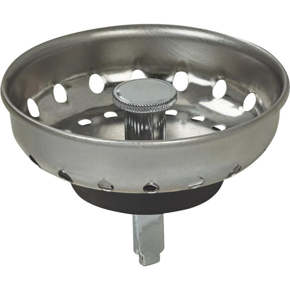 Do it 3-1/2 In. Stainless Steel Basket Strainer Stopper