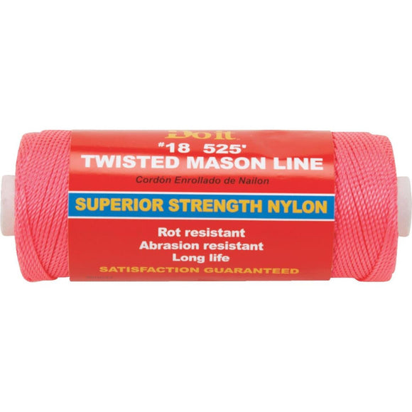 Do it 525 Ft. Fluorescent Pink Twisted Nylon Mason Line