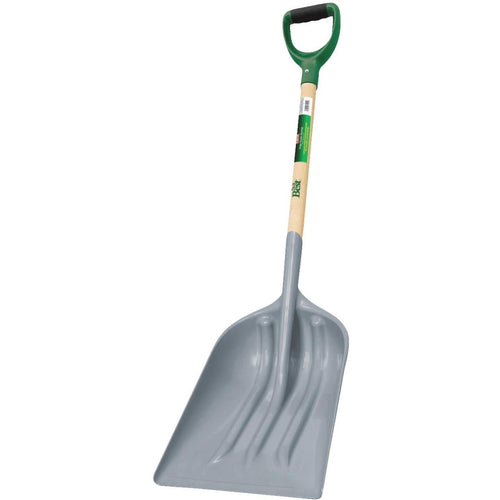 Do it Best 29 In. Wood D-Grip Handle Poly Scoop Shovel