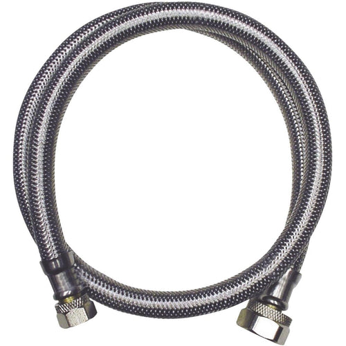 Do it Best 3/8 In. C X 1/2 In. F X 24 In. L Stainless Steel Faucet Connector