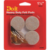 Do it Leveling 1-1/2 In. Dia x 9mm H Round Self Adhesive Furniture Glide,(4-Pack)