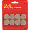 Do it Round Leveling 1 In. dia  Self Adhesive Furniture Glide,(8-Pack)