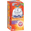 Hefty Ultra Strong 13 Gal. Lavender & Vanilla Tall Kitchen White Trash Bag (40-Count)