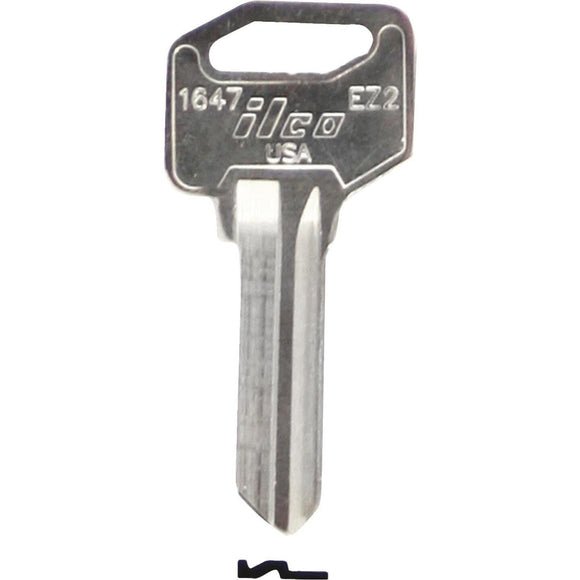 ILCO Schlage Nickel Plated House Key, EZ2-SC1 (10-Pack)
